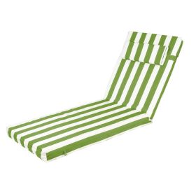 Outdoor Chaise Lounge Cushion, 80 in. x 26 in. x 3 in. Waterproof Fade-Resistant Patio Chair Pad for Pool Beach (title: default title)